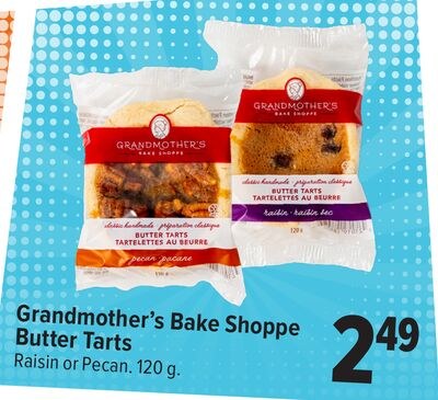 Grandmother's Bake Shoppe Butter Tarts