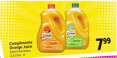 Compliments Orange Juice