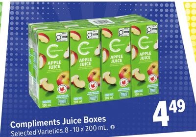Compliments Juice Boxes