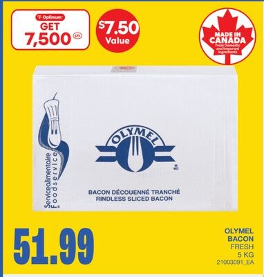 BACON, 5 KG