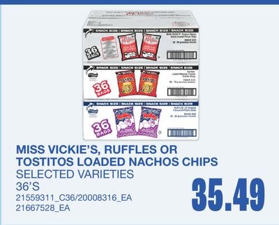 LOADED NACHOS CHIPS, 36'S