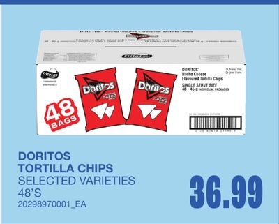 TORTILLA CHIPS, 48'S