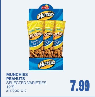 MUNCHIES PEANUTS, 12'S