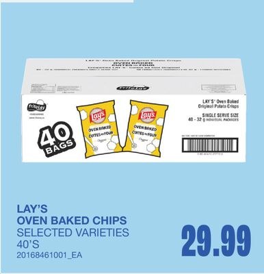 OVEN BAKED CHIPS, 40'S