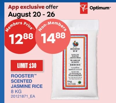 SCENTED JASMINE RICE, 8 KG