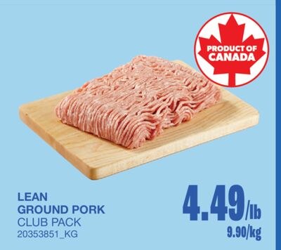 LEAN GROUND PORK