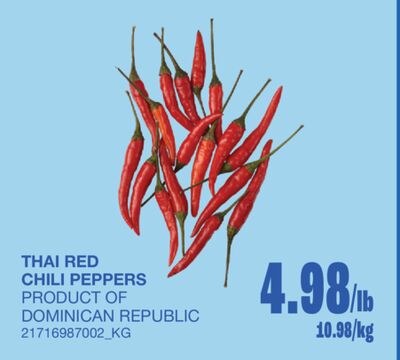 THAI RED CHILI PEPPERS