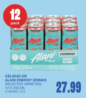 ENERGY DRINKS, 12 X 355 ML