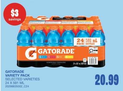 VARIETY PACK, 24 X 591 ML