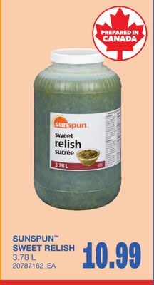 SWEET RELISH, 3.78 L