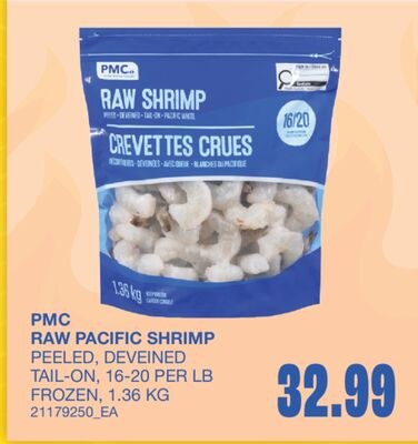 RAW PACIFIC SHRIMP