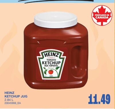 KETCHUP JUG, 2.84 L