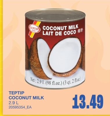 COCONUT MILK, 2.9 L