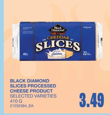 SLICES PROCESSED CHEESE PRODUCT, 410 G