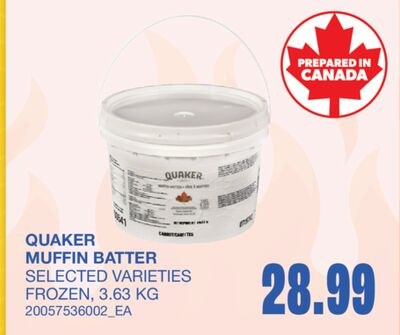 MUFFIN BATTER, 3.63 KG