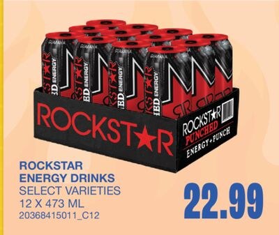 ENERGY DRINKS, 12 X 473 ML