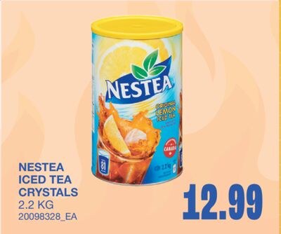 NESTEA ICED TEA CRYSTALS, 2.2 KG