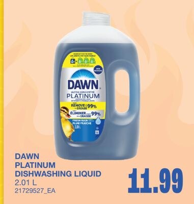 PLATINUM DISHWASHING LIQUID, 2.01 L