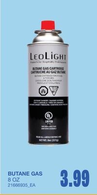 BUTANE GAS, 8 OZ