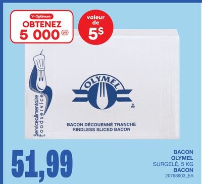 OLYMEL BACON, 5 KG