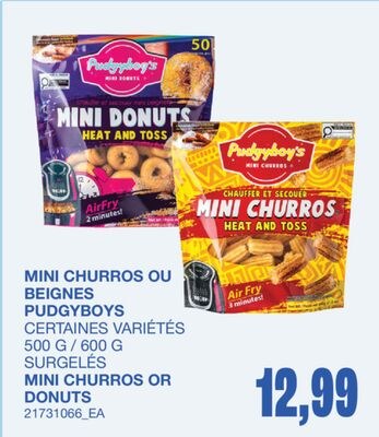 MINI CHURROS OR DONUTS, 500 G / 600 G