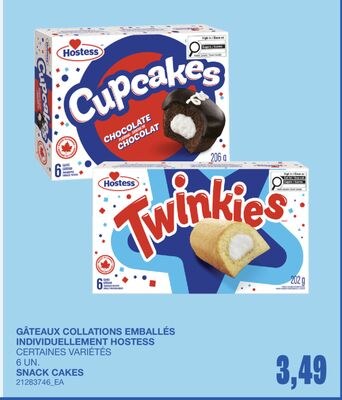 SNACK CAKES, 6 UN.