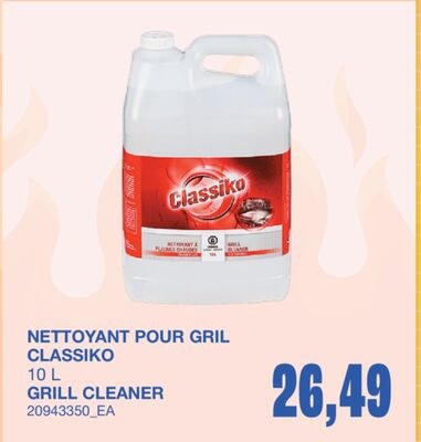 CLASSIKO GRILL CLEANER , 10 L