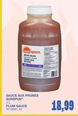 PLUM SAUCE, 4 L