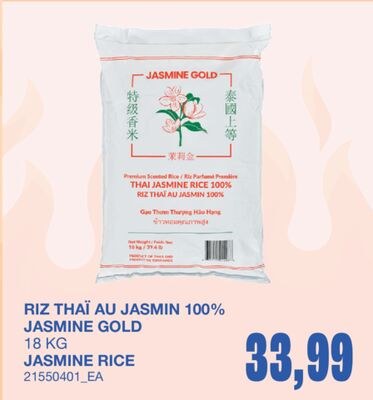 JASMINE RICE, 18 KG