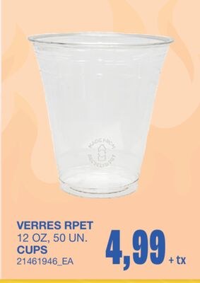 CUPS, 12 OZ, 50 UN.