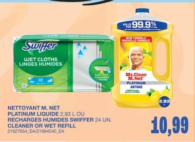 CLEANER, 2,93 L OR WET REFILL, 24 UN.