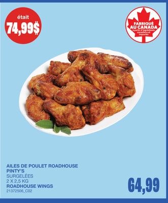 ROADHOUSE WINGS, 2 X 2,5 KG
