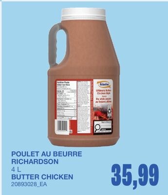 BUTTER CHICKEN, 4 L