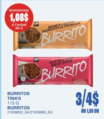 BURRITOS, 113 G