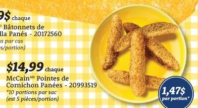McCainMD Pointes de Cornichon Panées