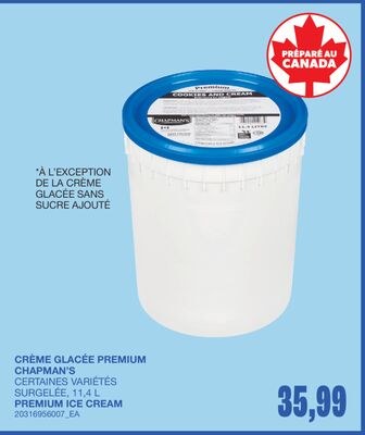 PREMIUM ICE CREAM, 11.4 L
