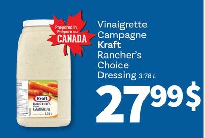 RANCHER'S CHOICE DRESSING 3.78 L