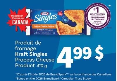 SINGLES PROCESS CHEESE PRODUCT, 410 G