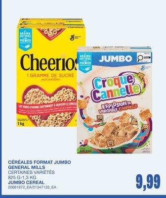 JUMBO CEREAL, 825 G-1,3 KG