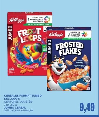 JUMBO CEREAL, 730-950 G