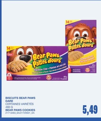 BISCUITS BEAR PAWS