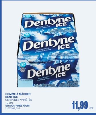 SUGAR-FREE GUM, 12 UN.