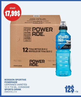 SPORTS DRINK, 12 X 710 ML