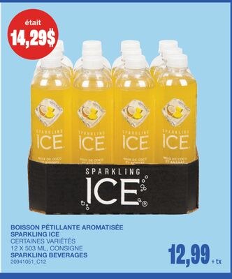 SPARKLING BEVERAGES, 12 X 503 ML