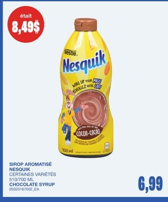 CHOCOLATE SYRUP, 510/700 ML