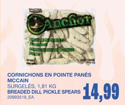 MCCAIN BREADED DILL PICKLE SPEARS