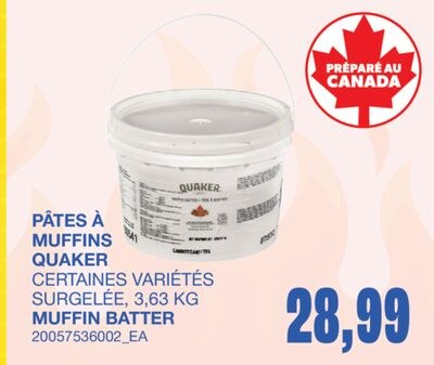 MUFFIN BATTER, 3,63 KG