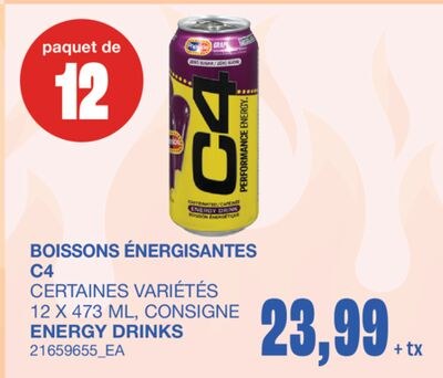 ENERGY DRINKS, 12 X 473 ML