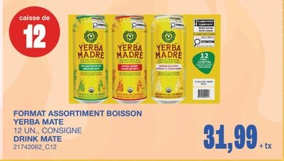 DRINK MATE, 12 UN.