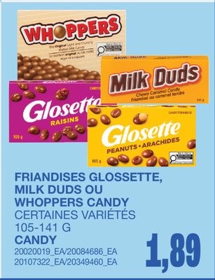 FRIANDISES CANDY, 105-141 G